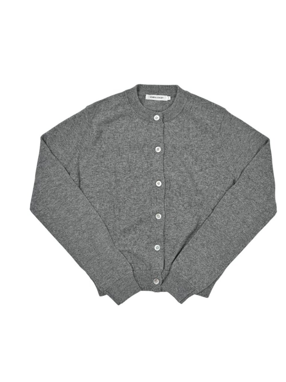 Almina Concept Classic Crew Wool Cardigan